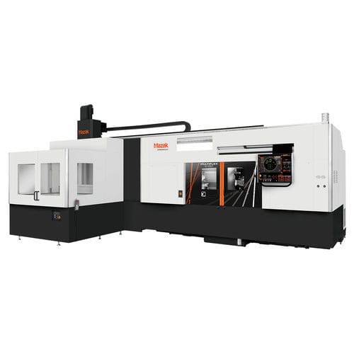 Torno CNC - MULTIPLEX W - Mazak - de 2 eixos / de dois fusos / 12 ferramentas