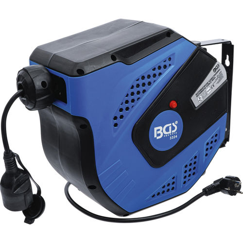 Enrolador de cabos - 3324 - BGS technic KG - automático / motorizado / com suporte de montagem