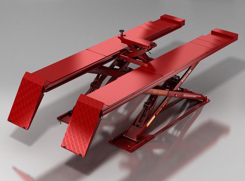Elevador automotivo pantográfico - ZF-40-C - Battle-Axe Auto Electronic Equipment Co., Ltd. - hidráulico / para carros / 220 V