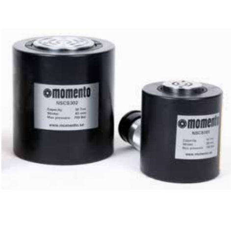 Cilindro hidráulico - NSCS series - Momento AB - com mola de retorno / compacto