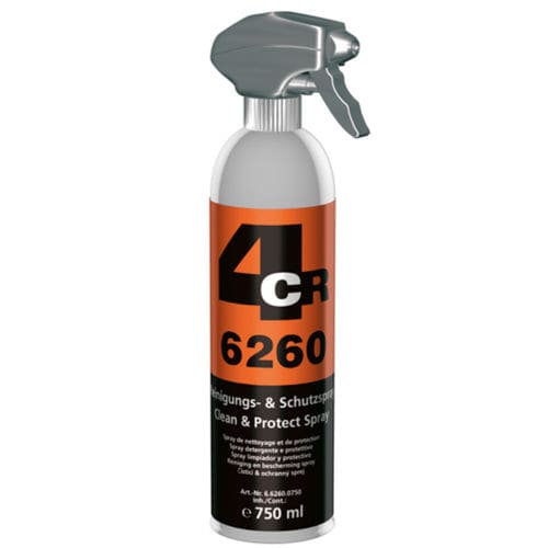 Spray de limpeza - 6260 - 4CR - KWK Holding GmbH & CO KG - de proteção / para vidro / sem silicone