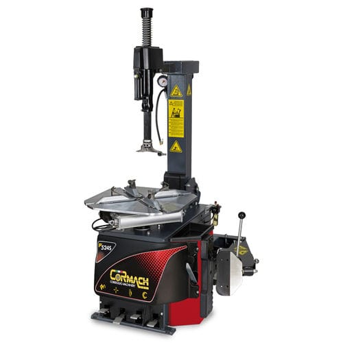 Desmontadora de pneus para carros - F 524 series - Cormach S.r.l. Correggio Machinery - automática / vertical / pneumática
