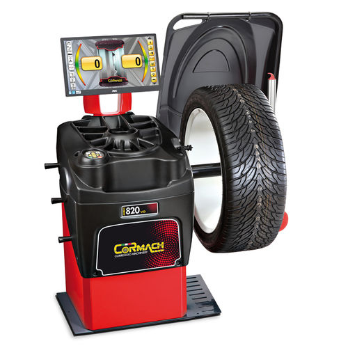 Balanceadora de rodas para carros - MEC 820 VD - Cormach S.r.l. Correggio Machinery - automática