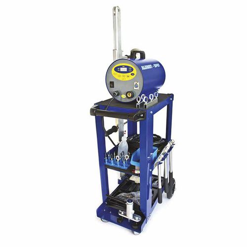 Sistema de reparação de carrocerias de veículos com carrinho - Alu Slimliner A - BETAG Innovation - com pistola de cola / com soldadora