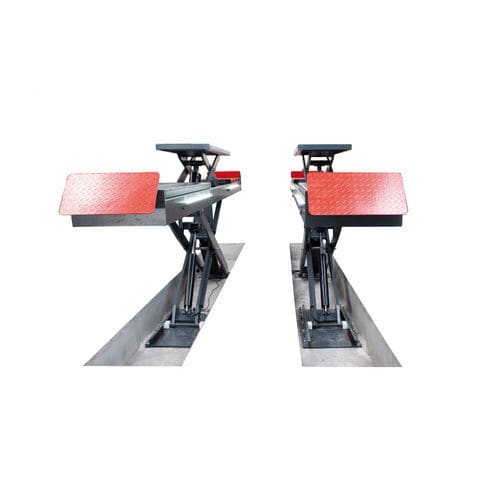 Elevador pantográfico de dupla tesoura - 9822 - KROFtools Professional Tools - hidráulico / para carros