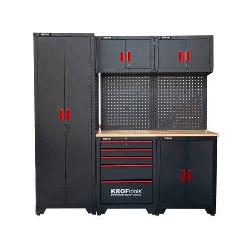 Armário para ferramentas - 8880 - KROFtools Professional Tools - para oficina / de piso / com gavetas