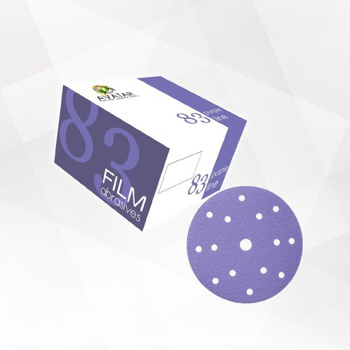 Filme para polimento - Purple Disc - Global Refinish Trading Center Ltd - abrasivo / cerâmico / perfurado