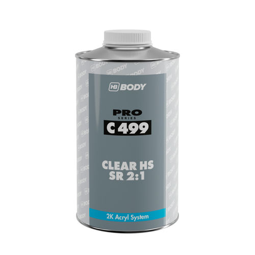 Verniz em acrílico - C499 - HB BODY S.A. - para o setor automotivo / transparente