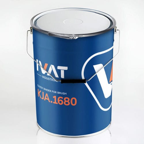 Revestimento de proteção - BINDER GLOSSY FOR BRUSH - IVAT Coatings Srl - em metal escovado / sintético / em resina