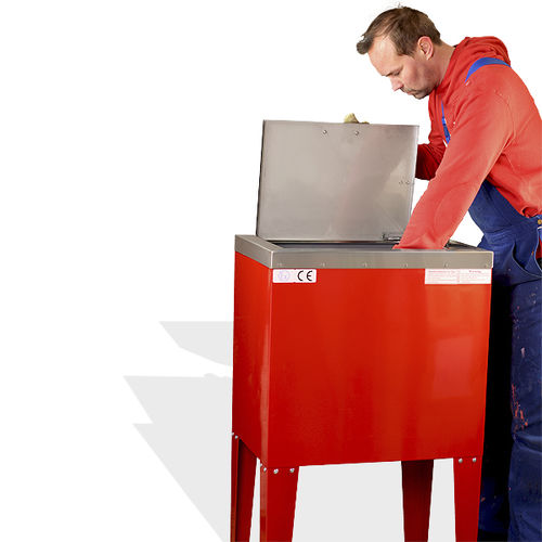 Estação de limpeza para tinta - CLEAN GUN PRO - KRAUSS TOOLS GmbH - para carrocerias / com solvente / de água
