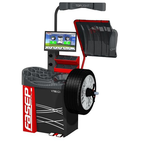 Balanceadora de rodas para carros - V788.G3 Cayman - FASEP 2000 SRL - para caminhão / automática