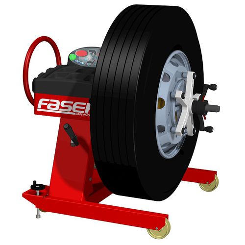 Balanceadora de rodas para caminhão - B140 Flip - FASEP 2000 SRL - para ônibus
