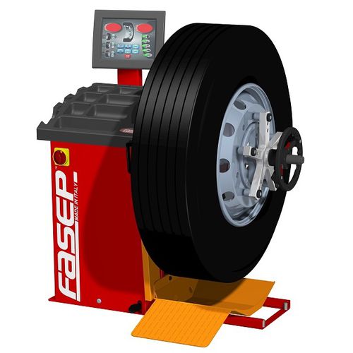 Balanceadora de rodas para carros - B350 Titan - FASEP 2000 SRL - para caminhão / para ônibus / automática
