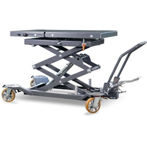 Mesa elevatória tipo tesoura - KTO100 - Ravaglioli - hidráulica / com pedal / móvel
