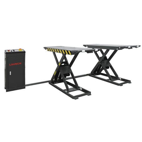 Elevador automotivo pantográfico - TLT-330A - LAUNCH Europe GmbH - 3 toneladas / eletro-hidráulico / para carros
