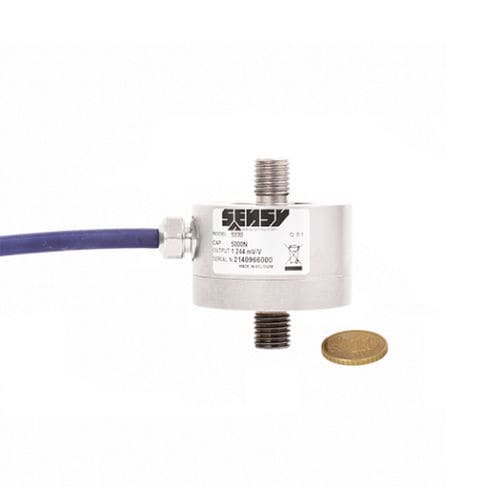 Célula de carga miniatura - 593 series - SENSY S.A. - de tensão/compressão / em linha / strain gauge