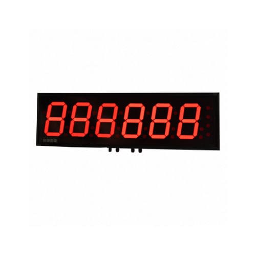 Display alfanumérico - DISP-F - SENSY S.A. - de 6 dígitos / de 7 segmentos / para instalações de pesagem