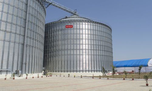Silo de fundo plano - Mysilo - galvanizado / em gesso