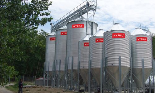 Silo para tremonha - Mysilo - em aço galvanizado / em gesso