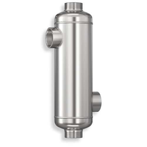 Trocador de calor de casco e tubo - TI series  - HEXONIC CZ s.r.o. - água-água / em titânio / compacto