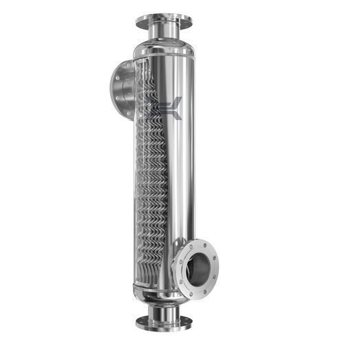 Trocador de calor tubular - DNA series  - HEXONIC CZ s.r.o. - líquido-líquido / em aço inoxidável / compacto