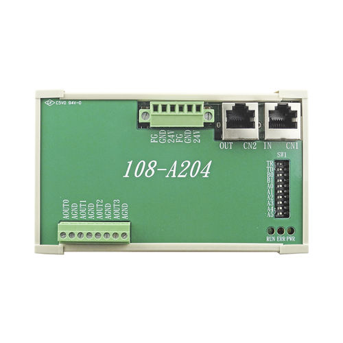 Módulo de saída escravo - 108-A204 - Taiwan Pulse Motion - analógico / Ethernet / RS-485