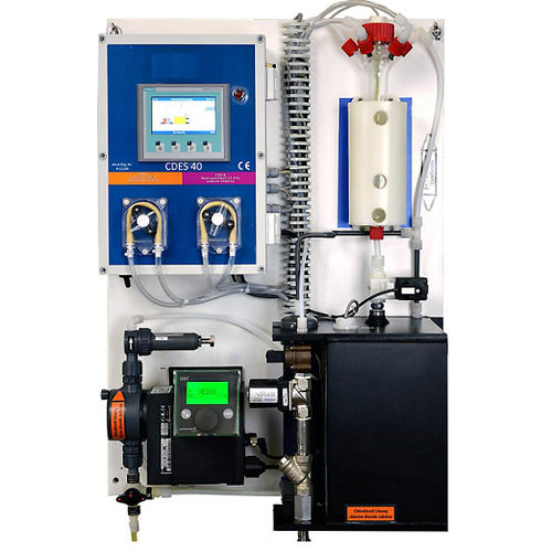 Gerador de dióxido de cloro industrial - CDES-360 - Apura s.r.l. - para tratamento de águas / de produção / para piscina