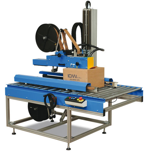 Máquina fechadora de caixas multi-abas - CG 25 - ICMI Srl - fita adesiva / semiautomática / fita gomada