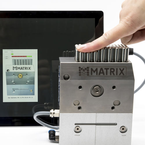 Mordentes de fixação para peças de trabalho - FLEX-CLAMP 0042.6720 - MATRIX GmbH - universal / pneumático