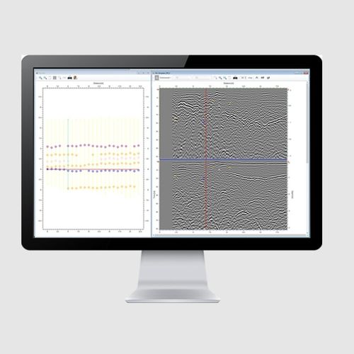 Software de CAD - CrossPoint  - ImpulseRadar - para mapeamento / de captação / de comparação