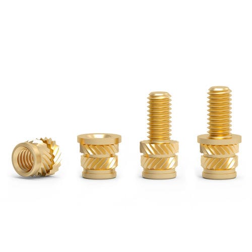 Inserto com rosca - QT series - Shenzhen In-saiL Precision Parts Co.,Ltd - serrilhado / em latão / em aço inoxidável