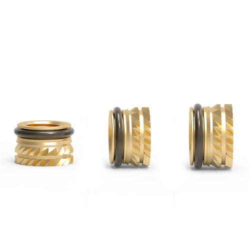Inserto com rosca - OT series - Shenzhen In-saiL Precision Parts Co.,Ltd - serrilhado / em aço inoxidável / em alumínio