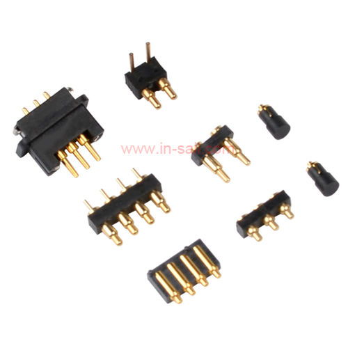 Conector de pressão com mola - Shenzhen In-saiL Precision Parts Co.,Ltd - de alimentação elétrica / de alta corrente / baixa resistência de série equivalente