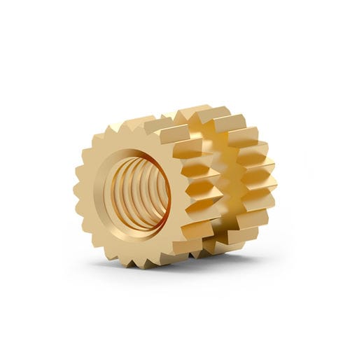 Inserto de espumação - SKT series - Shenzhen In-saiL Precision Parts Co.,Ltd - com rosca / serrilhado / em latão