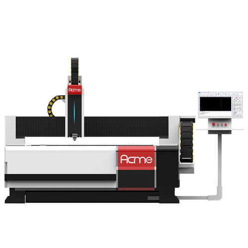 Máquina de corte a laser de fibra - LP-3015S - Jinan Acme CNC Equipment Co., Ltd. - para metais / para chapas / para perfis de alumínio