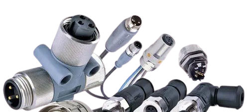Conector de alimentação elétrica - IC AUTOMATION - reto / cotovelo / circular