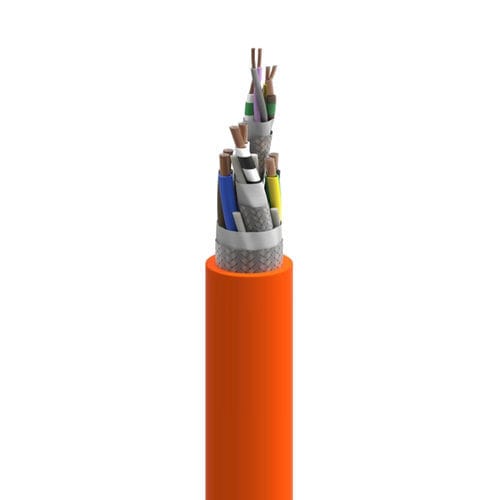 Cabo elétrico híbrido - CABD series - IC AUTOMATION - retardante de chama / resistente a óleo / de múltiplos arames