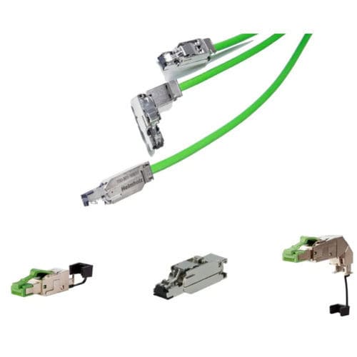 Conector elétrico RJ45 - IC AUTOMATION - reto / cotovelo / fêmea