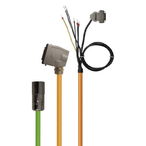 Cabo montado para servomotor - R series - IC AUTOMATION - para robótica / sob medida