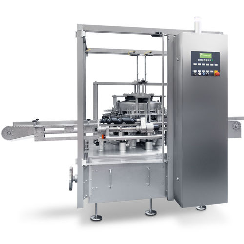 Máquina de limpeza por aspersão - MS series - CAM - por aspiração / automática / para garrafas