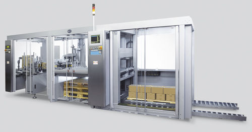 Encaixotadora/paletizador horizontal - SPZ - CAM - automática / para produtos cosméticos / para caixas de papelão