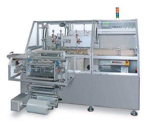 Enfardadeira contínua - RV series - CAM - automática / para produtos cosméticos / para fechamento de caixas