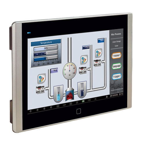IHM com tela sensível ao toque resistiva - P10 series - Novakon Co., Ltd. - embutida / 800 x 480 / ARM Cortex-A8