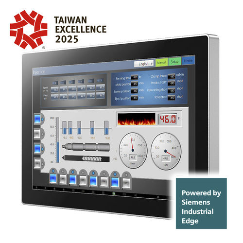 Painel PC industrial - NPP-156P01 - Novakon Co., Ltd. - TFT LCD / com tela sensível ao toque capacitiva PCAP / 15,6"
