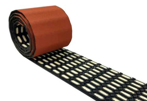 Folha de borracha de borracha - CERALAG - Thejo Engineering Ltd - resistente à abrasão / resistente ao desgaste / para roletes de transportadores