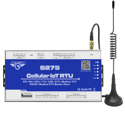 Unidade terminal remota modular - S275 - King Pigeon Communication Co.,Limited - GSM / GPRS / RS-485