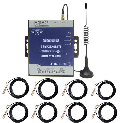 Registrador de dados de temperatura - S266 - King Pigeon Communication Co.,Limited - de umidade / UMTS / MODBUS