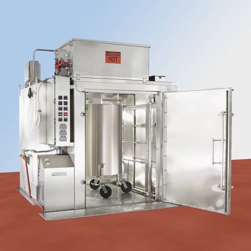 Máquina de limpeza de água - IBC-1000  - Douglas Machines Corp - por aspersão / automática / para a indústria alimentícia