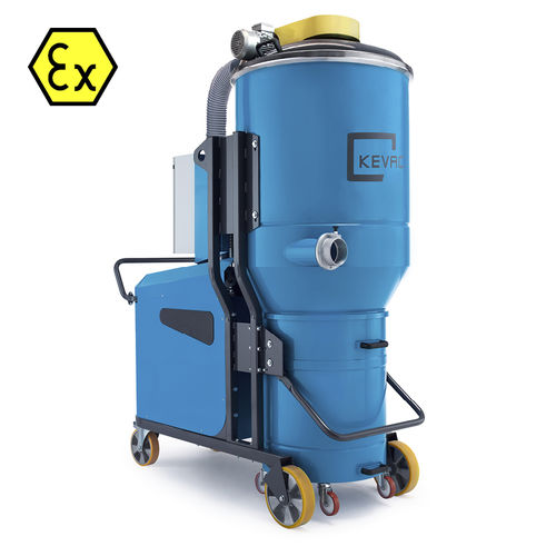 Aspirador industrial - K9/78.022B - KEVAC  SRL - para matérias secas / trifásico / móvel