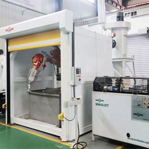 Sistema de corte robótico - ABB-1600  - WIN-WIN WATERJET CO.,LTD. - com jato de água abrasivo / para metais / para plásticos